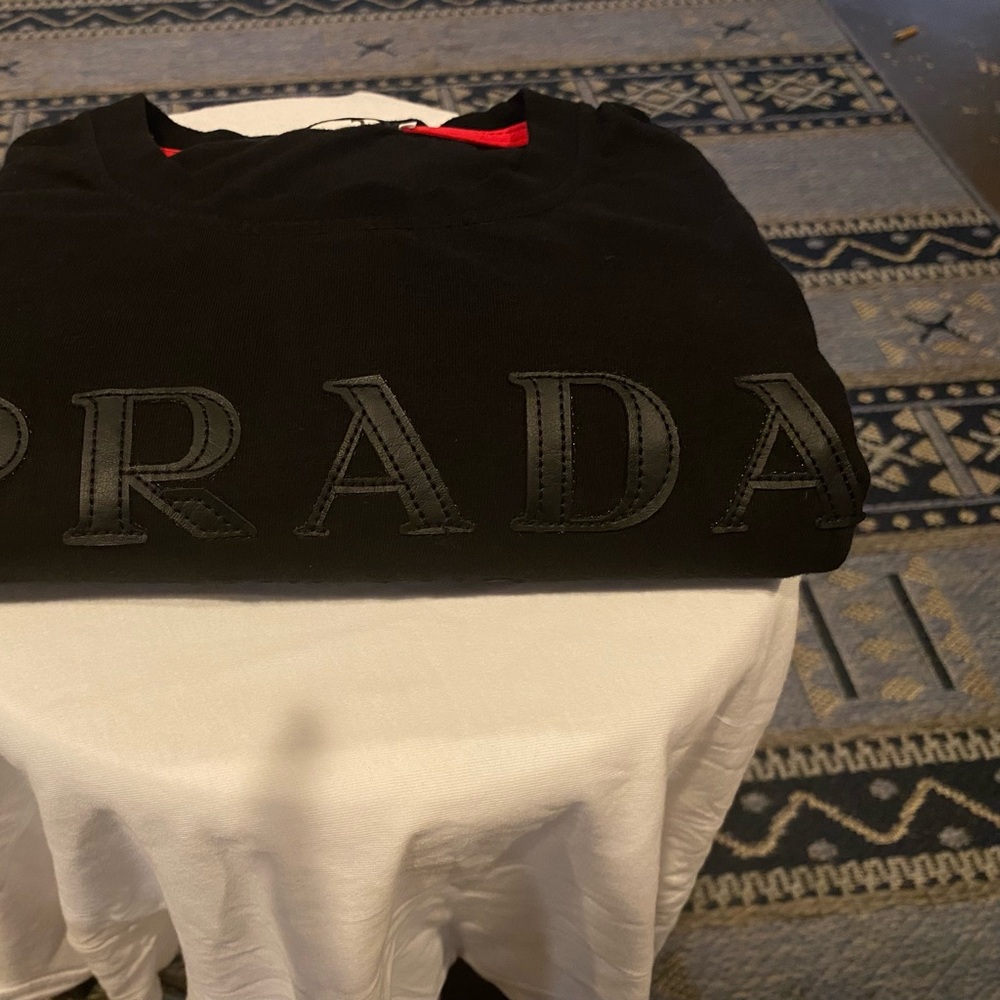 PRADA Men’s Milano Res Label T-shirt